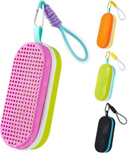 Swim Goggle Case for Swimming Goggles, Silicone Protective Cases with Drain Hole