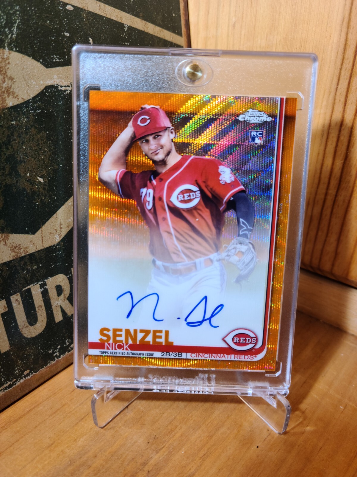 Nick Senzel 2019 Topps Chrome Rookie Auto 8/25