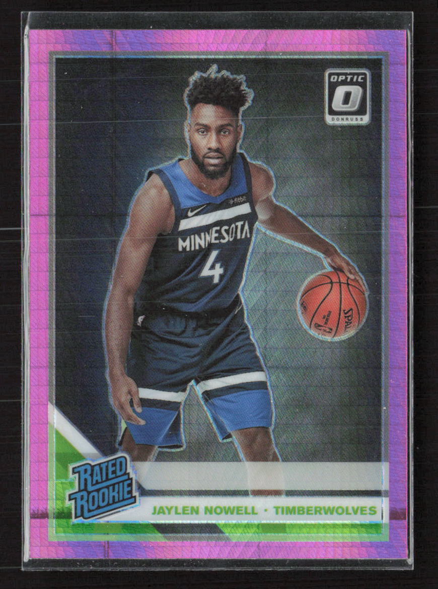 2019-20 Donruss Optic #155 Jaylen Nowell Pink Hyper Minnesota Timberwolves (X)