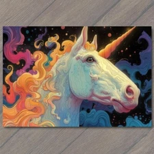Art Print Unicorn Beautiful Colorful Rainbow Fun Weird Unusual Strange