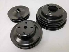 Black Pulleys Bbc Big Block Chevy Lwp 396 Power Steering Long Water Pump Pulley Black Pulleys Bbc Big Block Chevy Lwp 396 Power Steering Long Water Pump Pulley