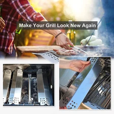 Stainless Steel Grill Heat Tent, Flame Tamer, Burner Cover for Nexgrill Grill