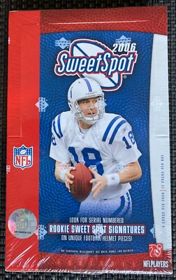 2006 Upper Deck Sweet Spot Football Hobby Box - USPS Priority Shipping