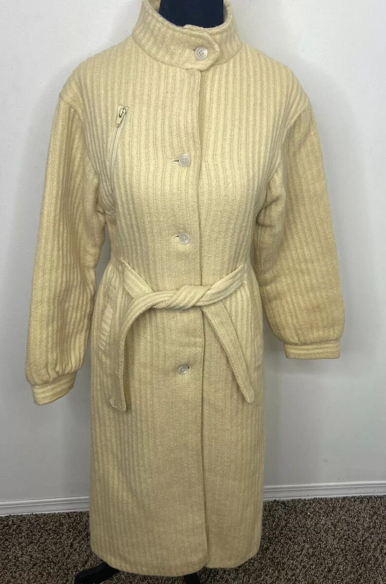 Vintage Sevilla Wool Overcoat Lined Hipster 70s 60s Mock Vintage Sevilla Wool Overcoat Lined Hipster 70s 60s Mock
