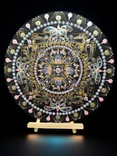 hand painted mandala