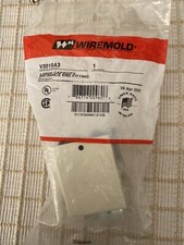Wiremold Large Capacity Entrance End Fitting Ivory Metal V2010A3 New 