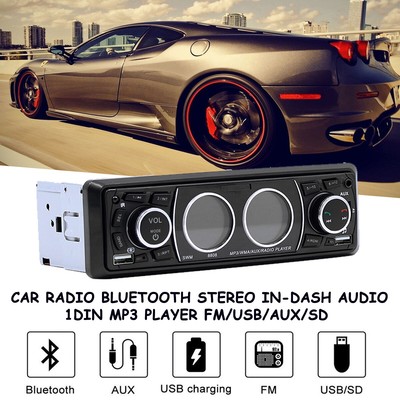 Classic Bluetooth Retro Car Radio MP3 Player Stereo USB/SD ...