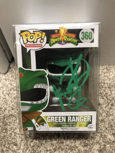 Funko Pop! Vinyl: Power Rangers - Green Ranger #360 Signed