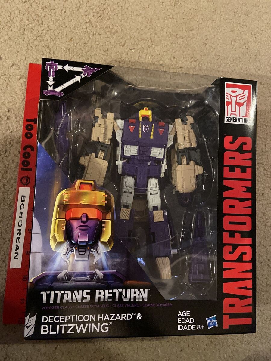 Transformers Titans Return Blitzwing and Hazard - Voyager Transformers Titans Return Blitzwing and Hazard - Voyager