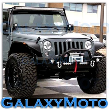 50" 100x LED LIGHT BAR+2x 3"x3" LED+Mounting Bracket for 07-17 Jeep JK Wrangler 