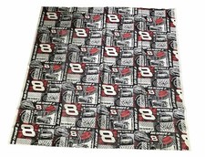 2005 Dale Earnhardt Nascar Car Racing Fabric Material 44 X 44  Has Small Stains