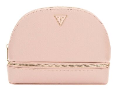 GUESS Dome Cosmetic Pouch L Utensilientasche Tasche Candy Pink rosa Neu