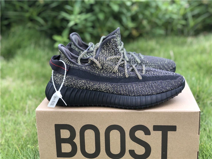 adidas Yeezy Boost 350 V2 Static Black (Reflective) Brand New