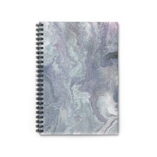 Lavender Paisley - Spiral Notebook - Ruled Line
