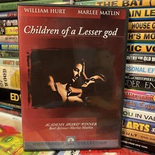 Children of a Lesser God 1986 DVD William Hurt Marlee Matlin Romance Drama