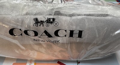 Coach Men Gunmetal/Chalk Warren Horse And Carriage Leather Belt