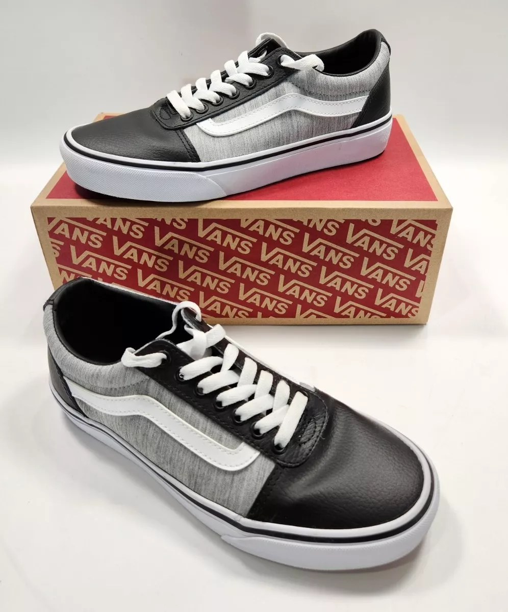 VANS Ward Low Men's Leather & Canvas Casual Fashion Skate Shoes Sneakers  -Sz 7.5 | eBay