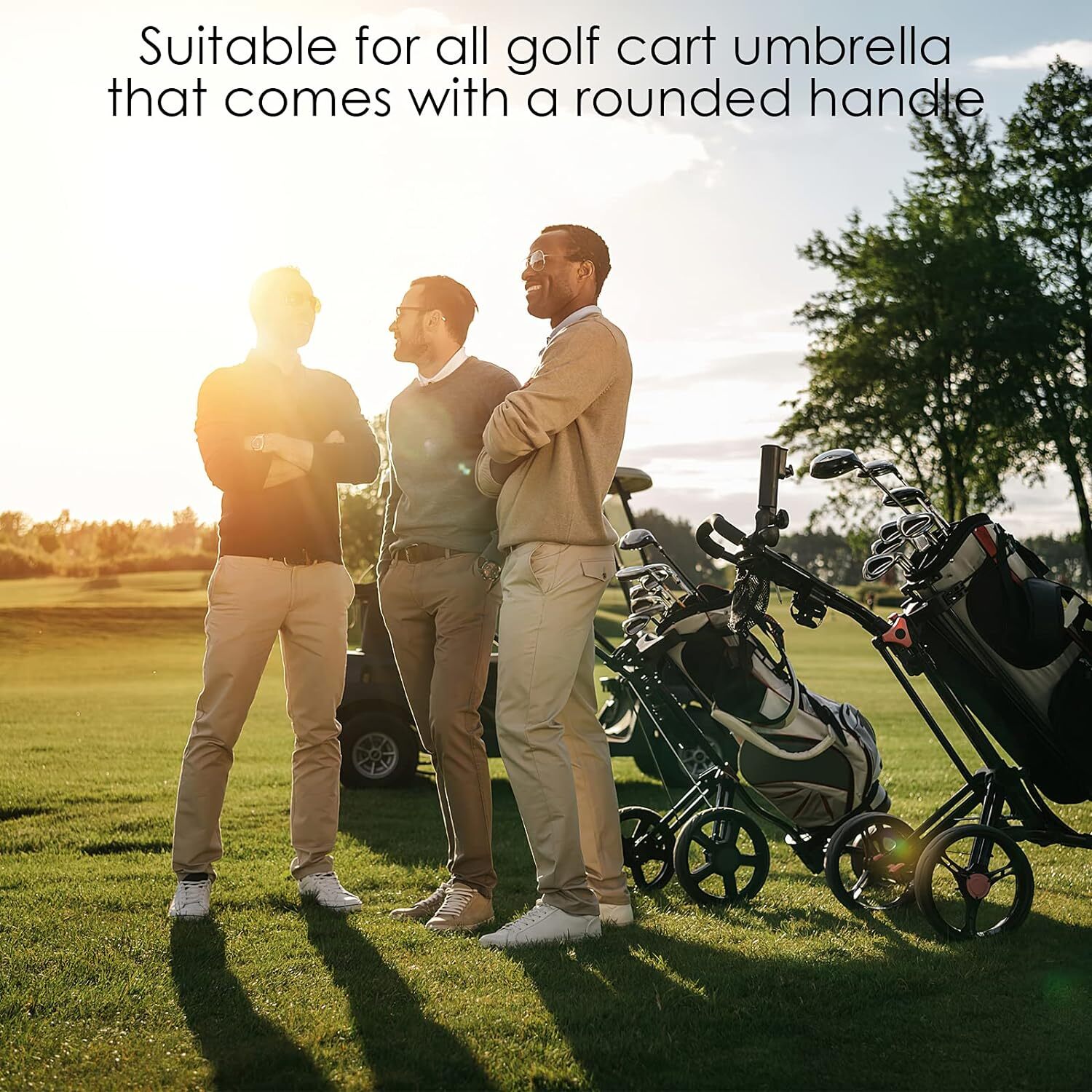 Golf Umbrella Holder Extender Adapter for Push Cart Trolley eBay