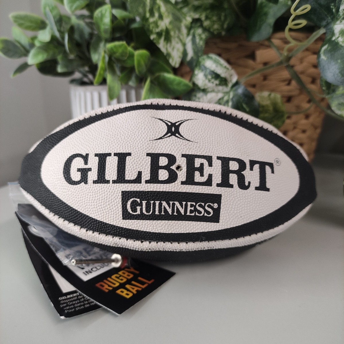 Ballon De Rugby Gilbert – Stade Toulousain – Taille 5 – Officiel – Caoutchouc – Collection 100% Officielle