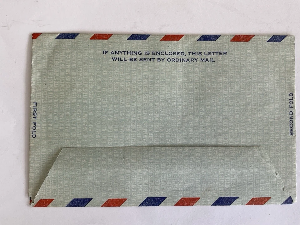 United States stamp~1947-55–Air Letter sheet~stamped~#UC16~10c~airmail~Air Post - Image 2 of 4