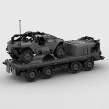 Fictional Military Truck 8X8 + 4x4 Futuristic Combat Utility Vehicle Gift