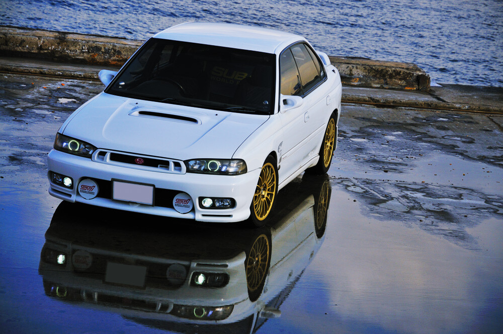 Subaru Legacy BG BD Grille RFRB Front | Black | Genuine OEM | 6