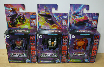 Transformers Legacy Core Class ~ Autobot Hot Rod Iguanus & Skywarp ~ NIP SEALED