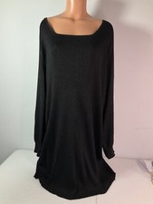 BLUE ORCHID Black w/Sparkles Sweater Dress. Size 2X. Orig. $118.00. NEW.