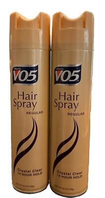 Lot Of 2 Alberto V05 Aerosol Hair Spray REGULAR - 8.5oz Free FAST shipping