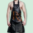 Men s Black Leather Gay Apron Genuine Soft Lambskin Leather Apron Classic Style