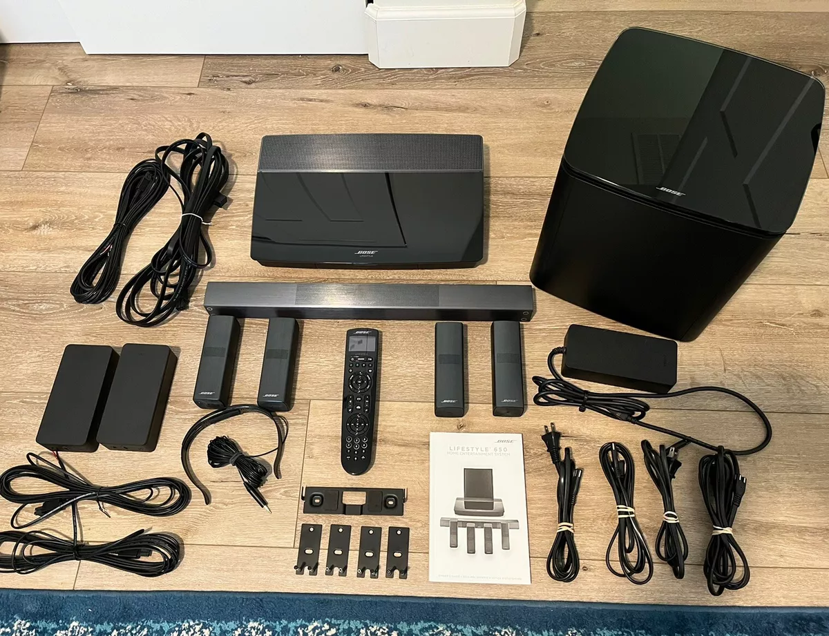 Bose Lifestyle 650 Home Theater System W Omnijewel Speakers