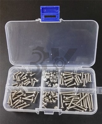 120pcs M3 Button Head Socket nut Screw Qty Assortment Kit NEW #W1