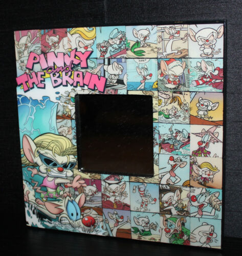 Pinky and the Brain Vintage Comic Book Desk or Wall Mirror Animaniacs Mice Rats - Picture 1 of 4