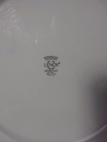 NEW Lenox Metropolitan Collection Golden Gate Dinner Plate Made In USA 10.75” - Picture 10 of 12