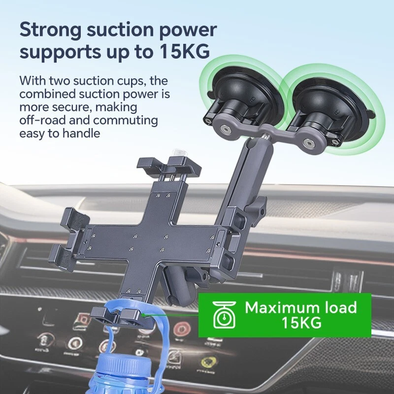 FANAUE off-road vehicle tablet holder IPAD front windshield suction cup fixed - Image 3 of 4