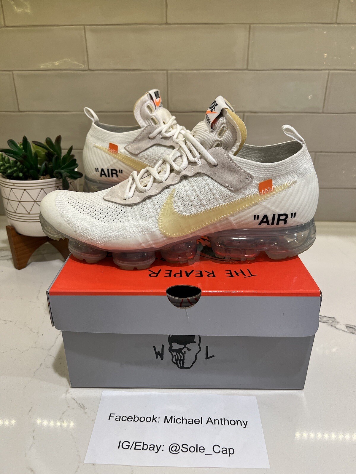 OFF WHITE X NIKE Taglia 12 Nike Off White x Air VaporMax Part 2 100% autentiche