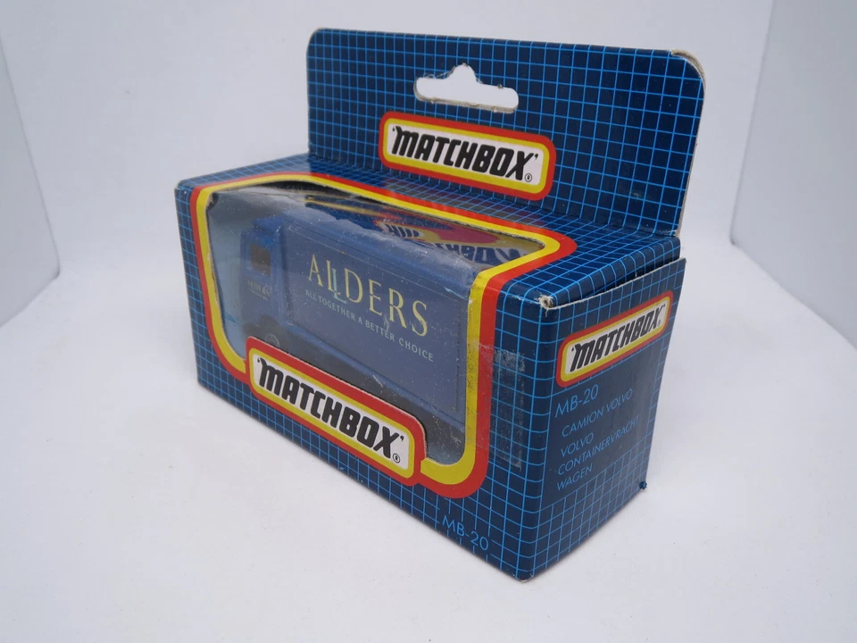 Matchbox VOLVO CONTAINER TRUCK F10 1989 UK Promo ALLDERS MIB Vintage Superfast - Image 3 of 4