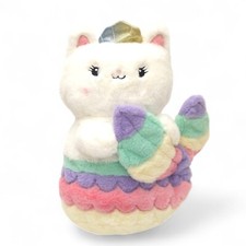 FAO Schwarz Meowmaid Mermaid Cat Plush Lights  Sounds 13 inch