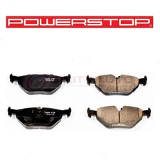 PowerStop Rear Disc Brake Pad Set for 1988-1992 BMW 735iL - Braking Stopping sa