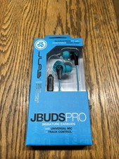 JLAB JBuds Pro Signature Earbuds w/Universal MIC  Track Control Blue New