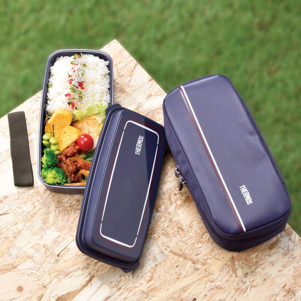 Thermos 600ml Navy Bento Box for Fresh Meals On The Go