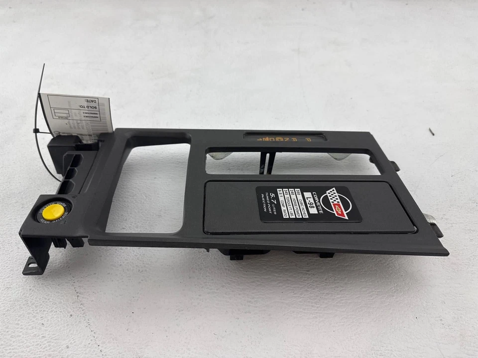 Chevrolet Corvette 1990-1991 bisel de cambio negro moldura OEM Foto 4 de 4