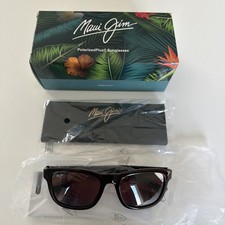 New Maui Jim Kapii Shiny Red Rose Sunglasses MJ0617S-004 / R617-04 New