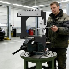 Tisch-Englischrad Rollstreckmaschine Professionelles Tisch-Englischrad Mit 6 R&auml;d