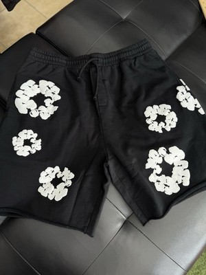 Denim Tears Cotton Wreath Shorts Black |BRAND NEW| AUTHENTIC| 2025