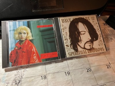 DAVE STEWART 2 CD LOT: LILY WAS HERE + SPIRTUAL COWBOYS