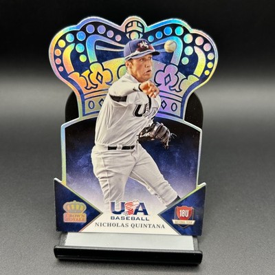 2015 Panini USA Baseball #40 Nicholas Quintana Crown Royale Silver /99