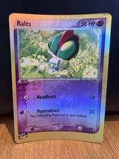 Ralts EX Ruby & Sapphire 67/109 Good/Played  Reverse Holo Pokemon Card 2003