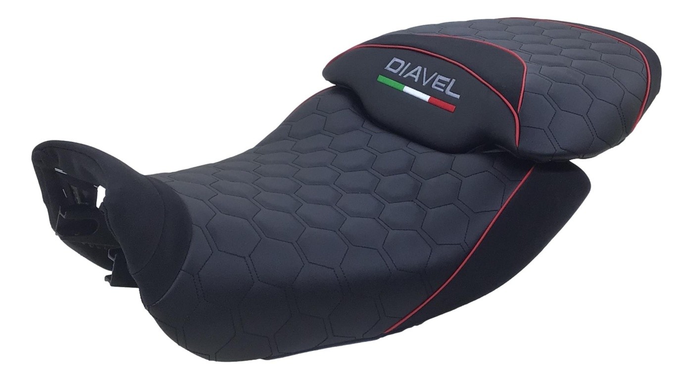 Housse de siège moto Ducati Diavel V4 2023 2024 2025 2026 Top Sellerie France neuve HSD8886