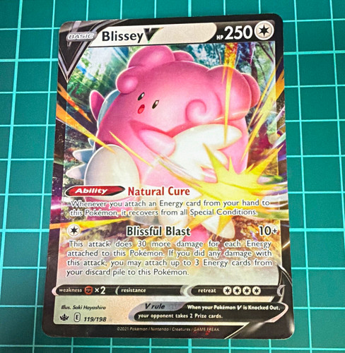 Pokémon TCG Blissey V 119/198 Chilling Reign